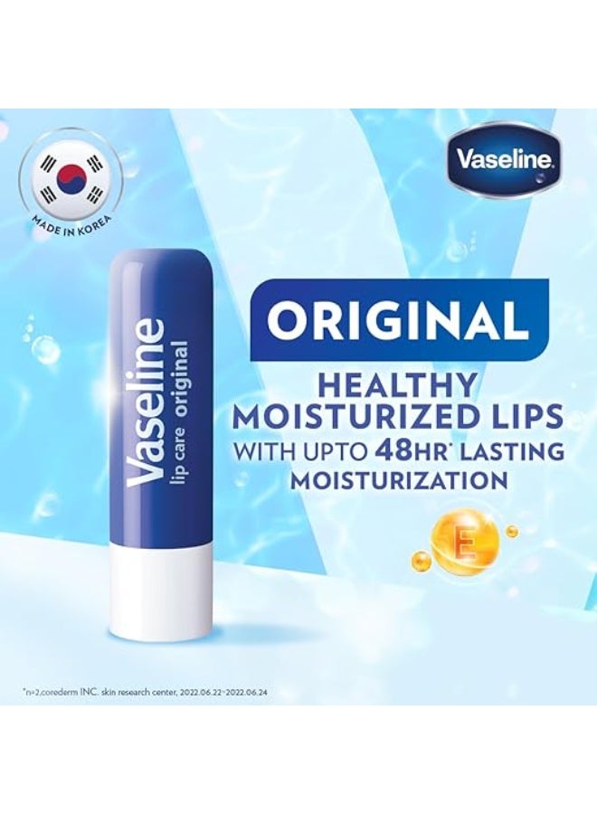 فازلين للعناية بالشفاه | مرطب شفاه أصلي | ترطيب يدوم حتى 48 ساعة | 4.8 غرام - Image 3